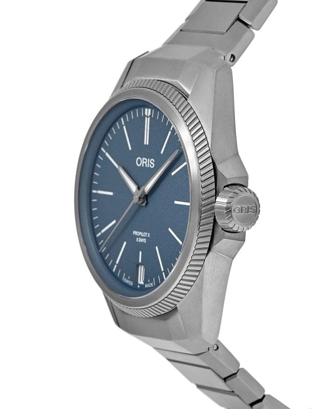 Oris Oris ProPilot X Calibre 400 Blue Dial Titanium Men's Watch 01 400 7778 7155-07 7 20 01TLC