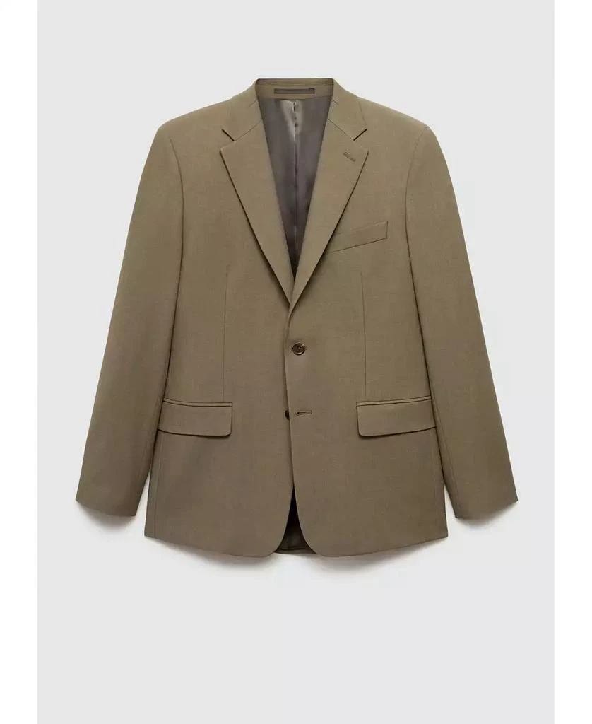 Mango Men's Stretch Fabric Suit Blazer 5