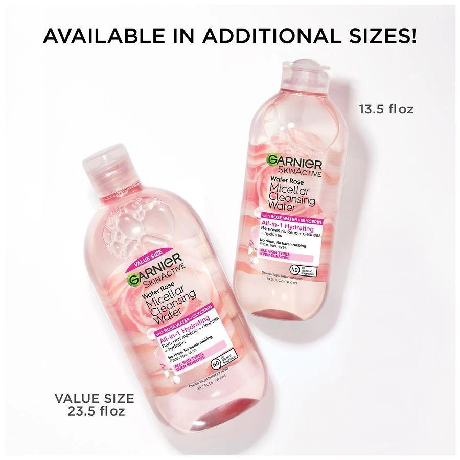 SkinActive Micellar Cleansing Water & Makeup Remover with Rose Water 6