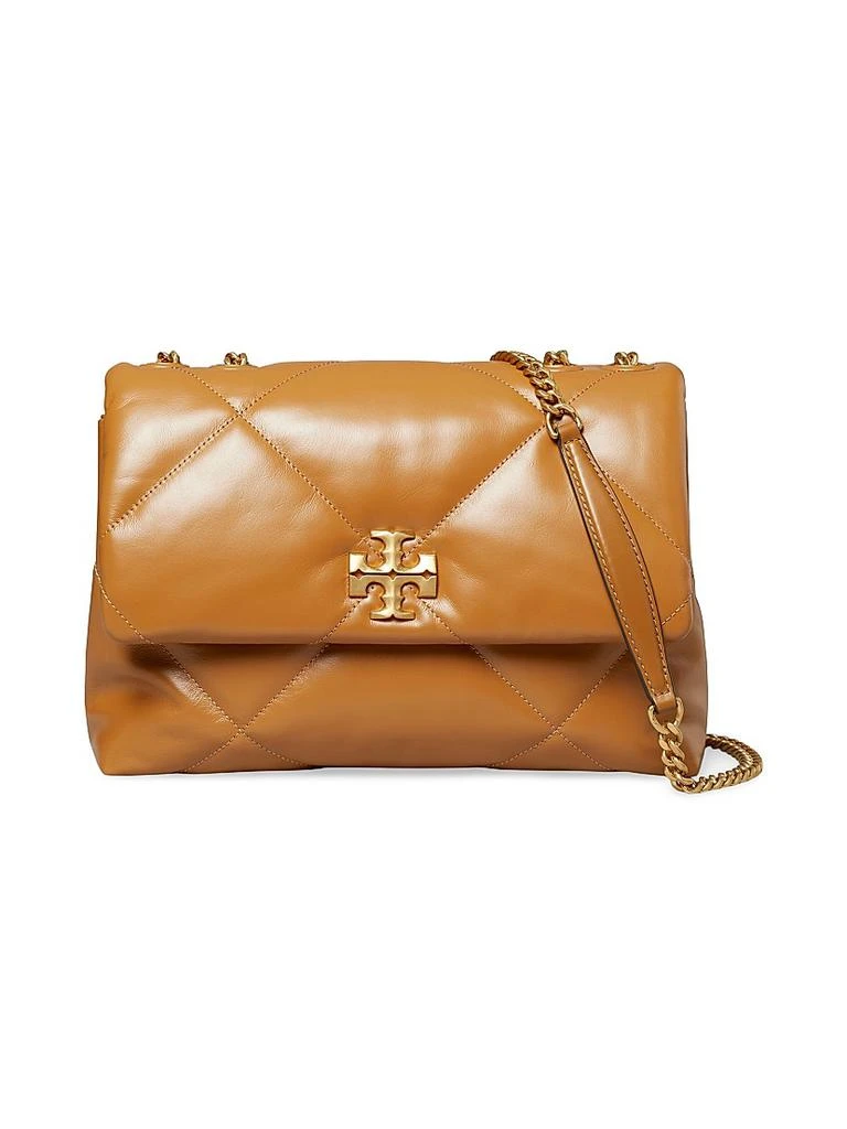 Tory Burch Large Kira Diamond Leather Shoulder Bag 1