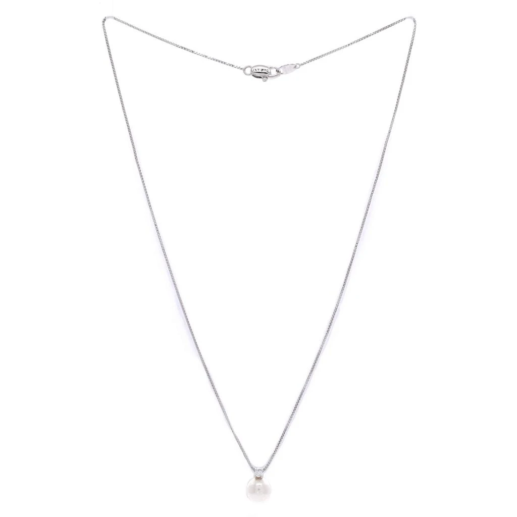 Damiani Le Perle Pendant Necklace 18K White Gold with Pearl and Diamond 3