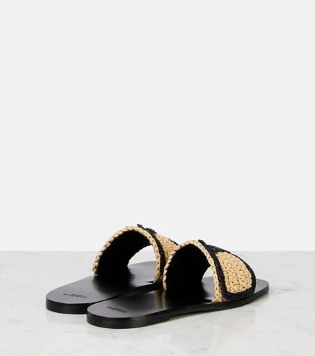 Valentino Viva Superstar embroidered crochet slides 2