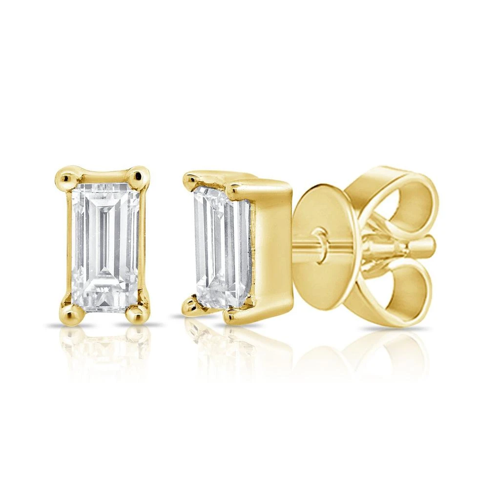 Sabrina Designs 14k Gold & Diamond Baguette Studs 2