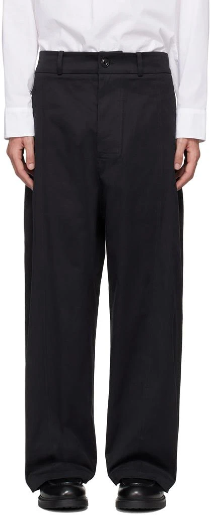 SAGE NATION Black Welt Trousers 1
