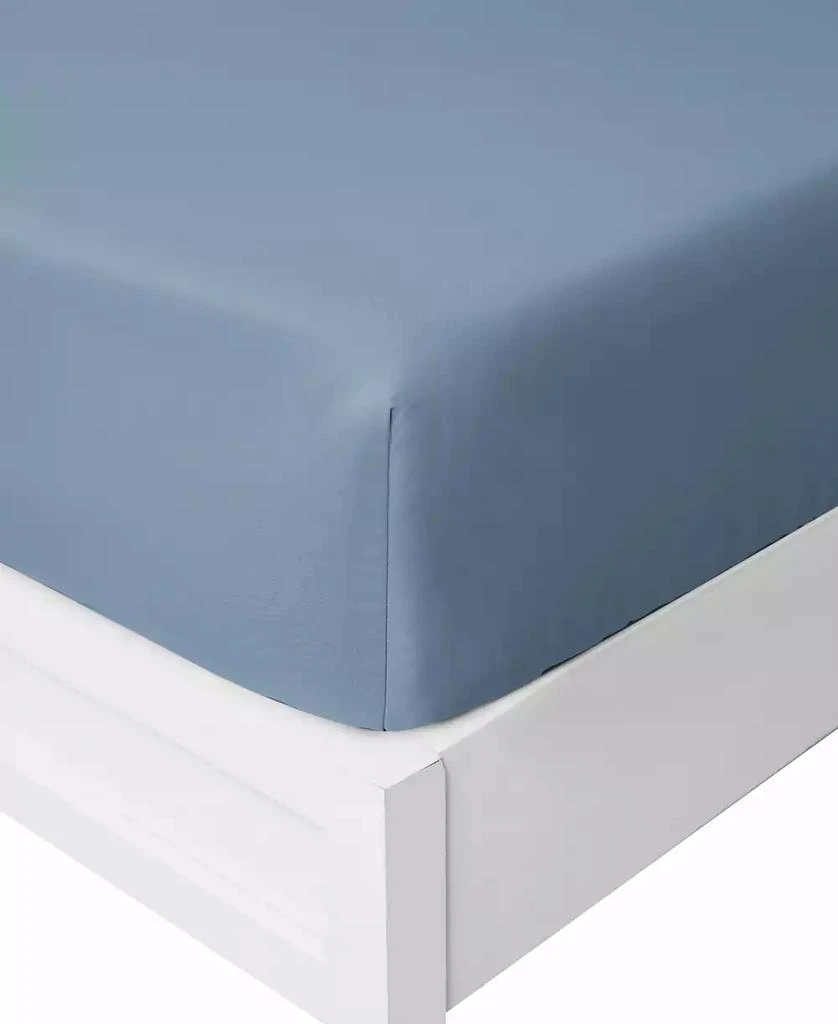 Nautica Solid Cotton Rich Blend Fitted Sheet, Full 2