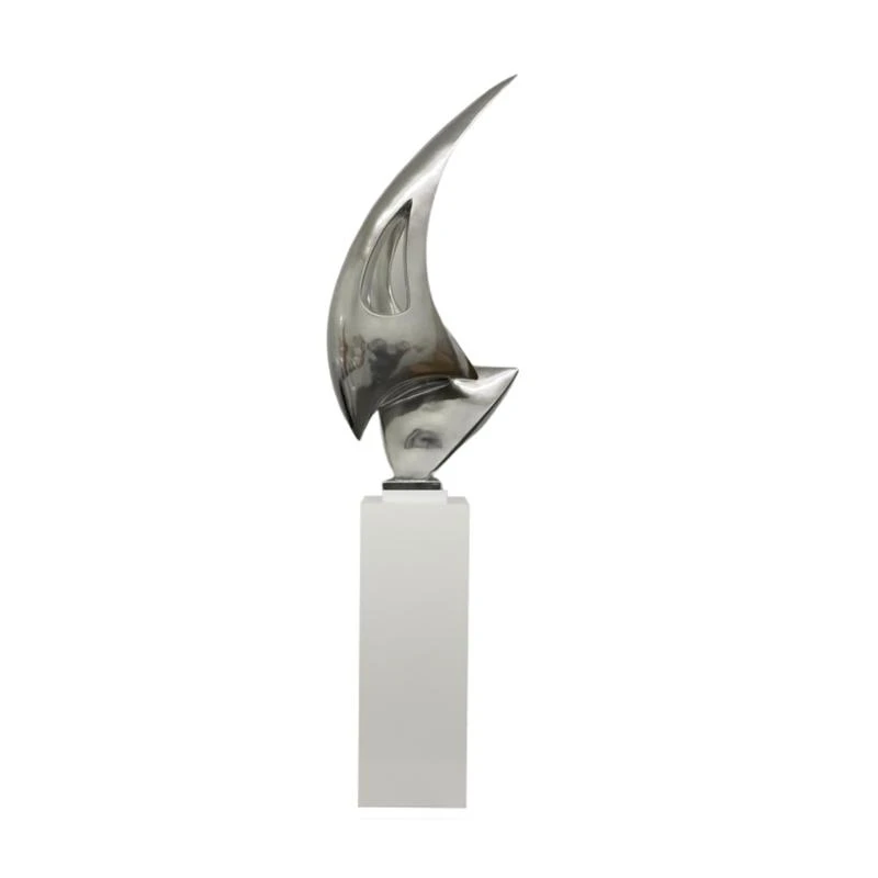 Finesse Decor Sculpture Base White 1