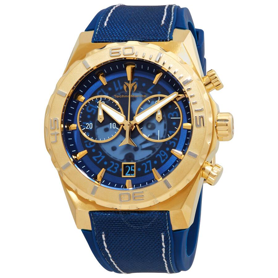 TechnoMarine Reef Chronograph Quartz Blue Dial Men's Watch TM-519009
