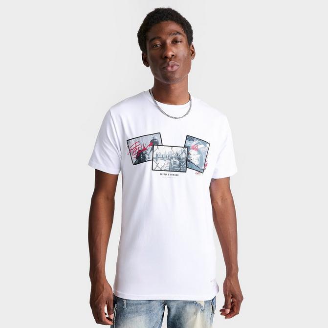 Supply and Demand Men's Supply & Demand Stack Graphic T-Shirt