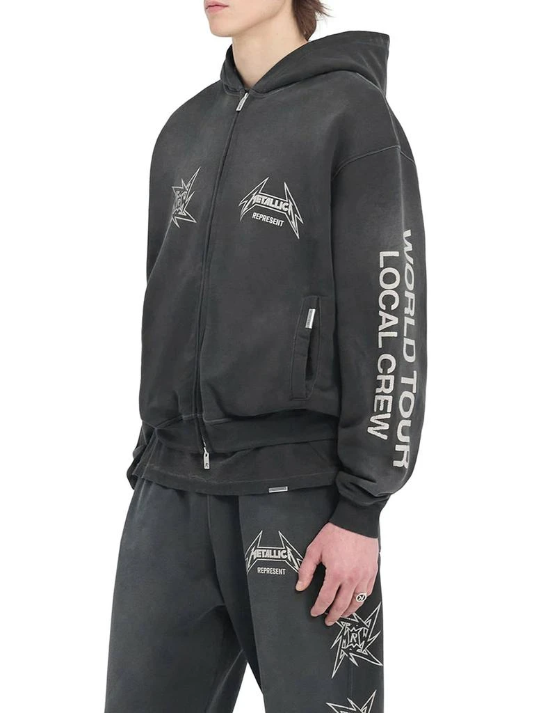 Represent Metallica 40 Year Anniversary Zip-thru Hoodie 4