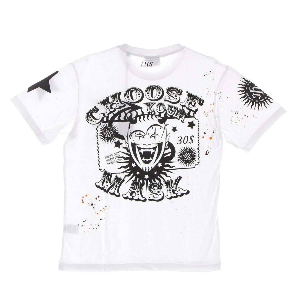 IHS Choose Your Mask Men's T-Shirt Tee White