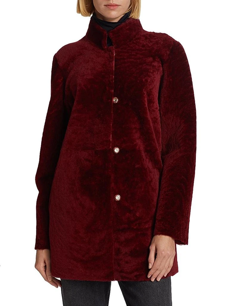 Maximilian Maximilian Reversible Shearling Lamb Jacket 3