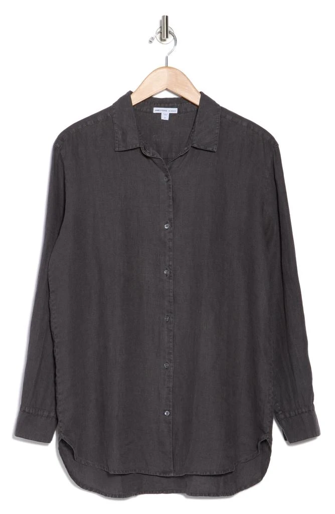 James Perse Lightweight Linen Button-Up Shirt 1