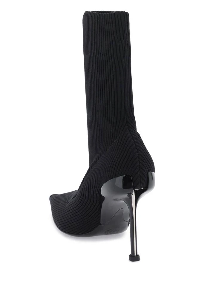 ALEXANDER MCQUEEN knit slash ankle boots 3