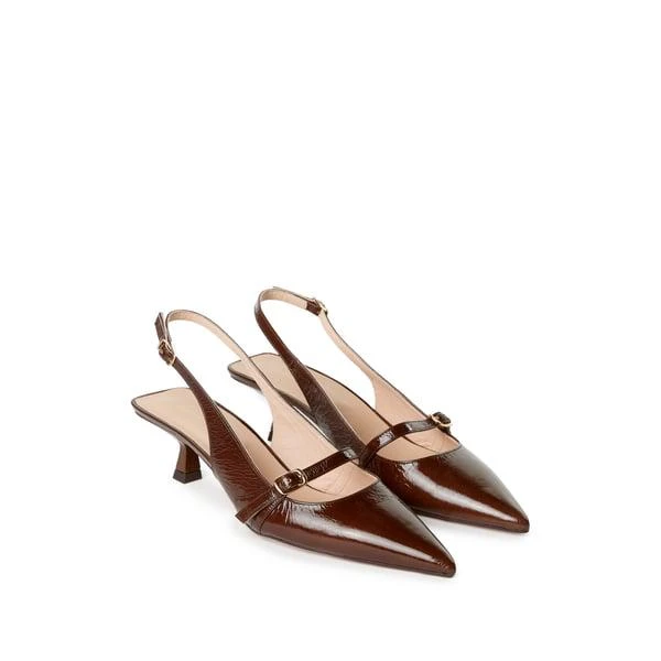 Saison 1865 Leather slingback 1