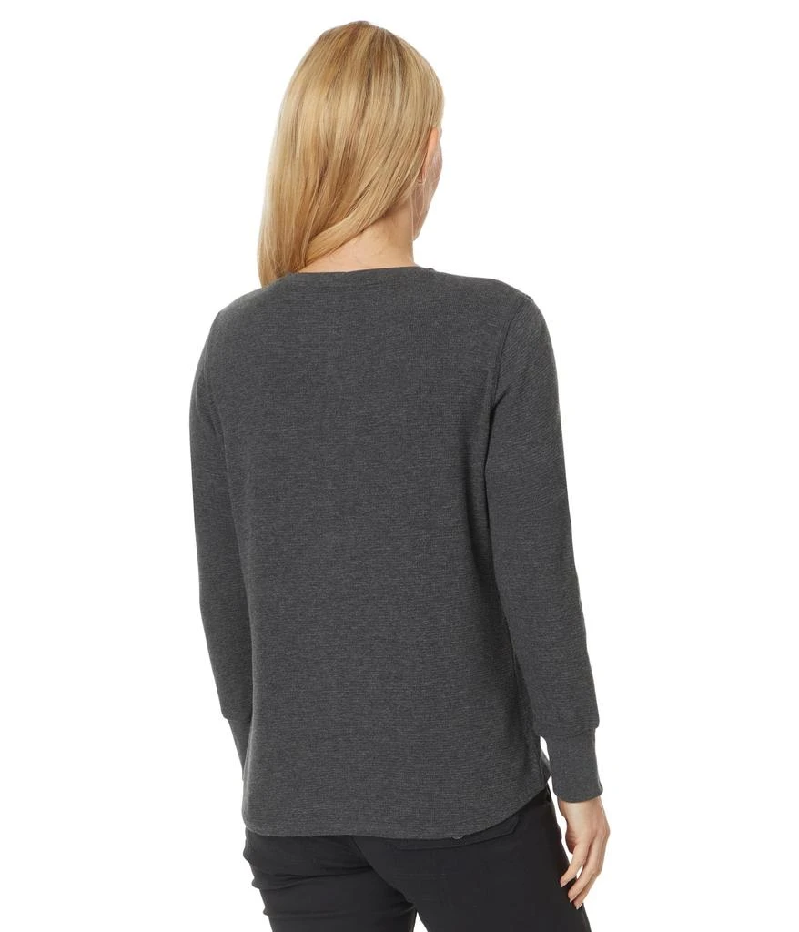 L.L.BEAN Waffle-Knit Henley 2