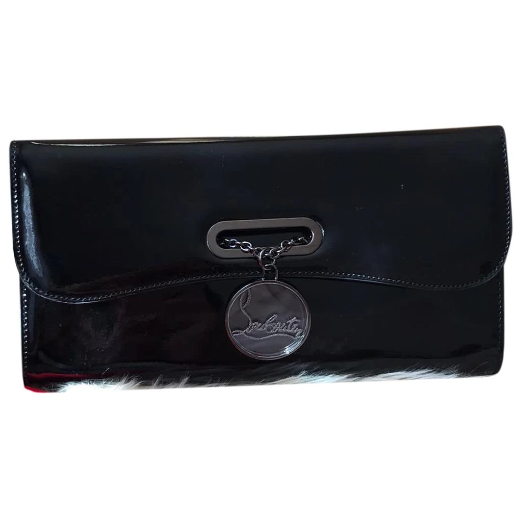 Christian Louboutin Christian Louboutin Riviera patent leather clutch bag 1