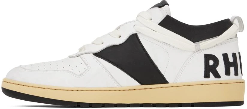 Rhude White & Black Rhecess Low Sneakers 3