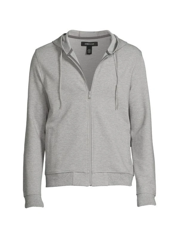 Kenneth Cole Heathered Zip Up Hoodie 3