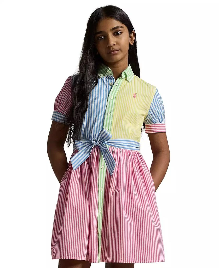 Ralph Lauren Big Girls Striped Cotton Fun Shirtdress new arrivals