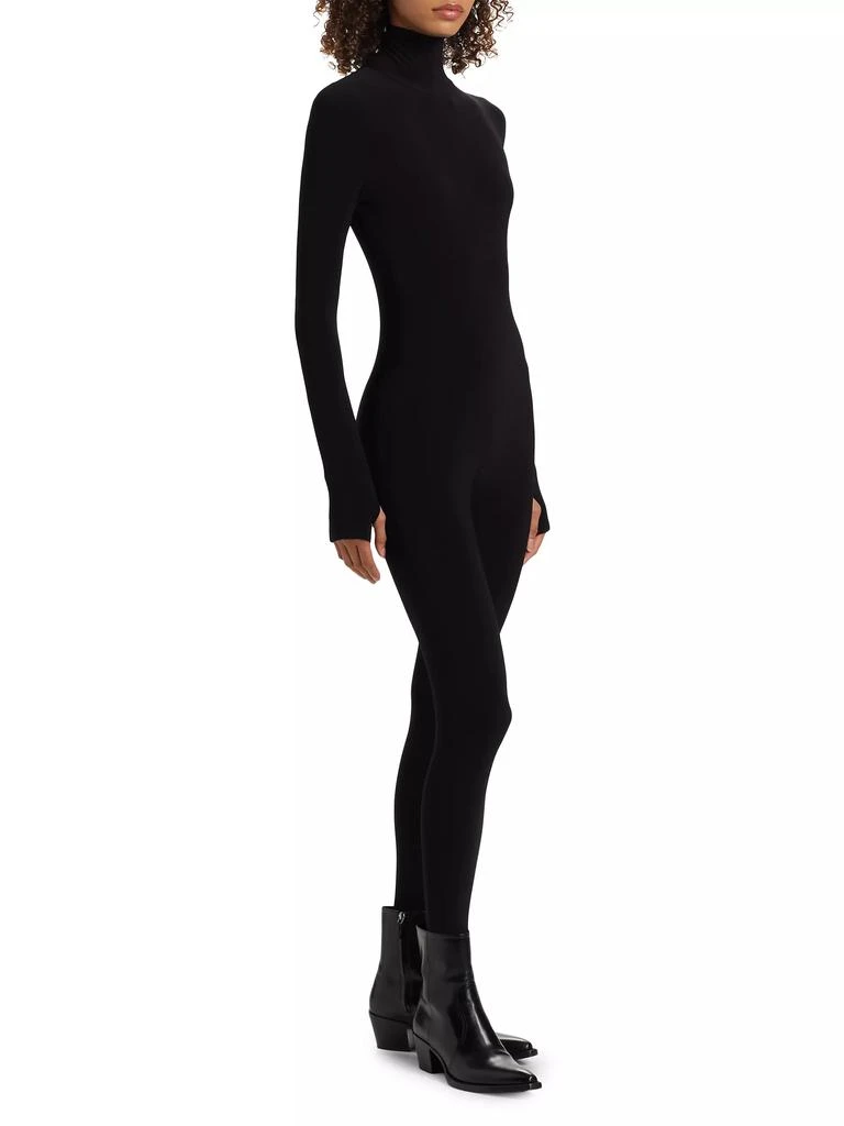 Norma Kamali Turtleneck Long-Sleeve Catsuit 2