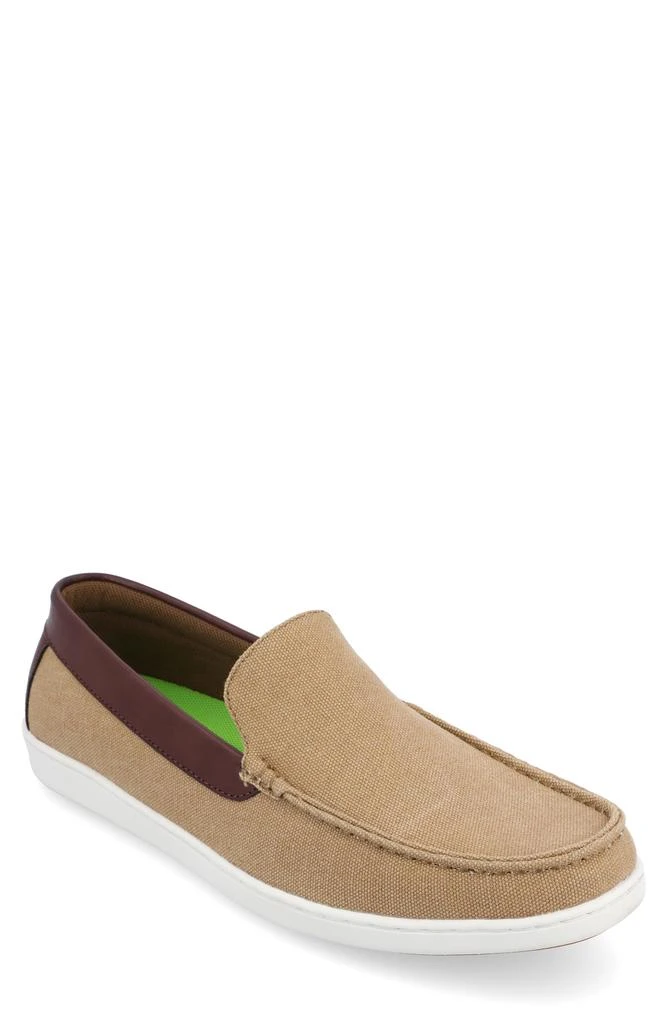 Vance Co. Corey Moc Toe Twill Loafer 1