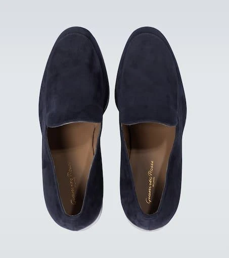 Gianvito Rossi Marcello suede loafers 4