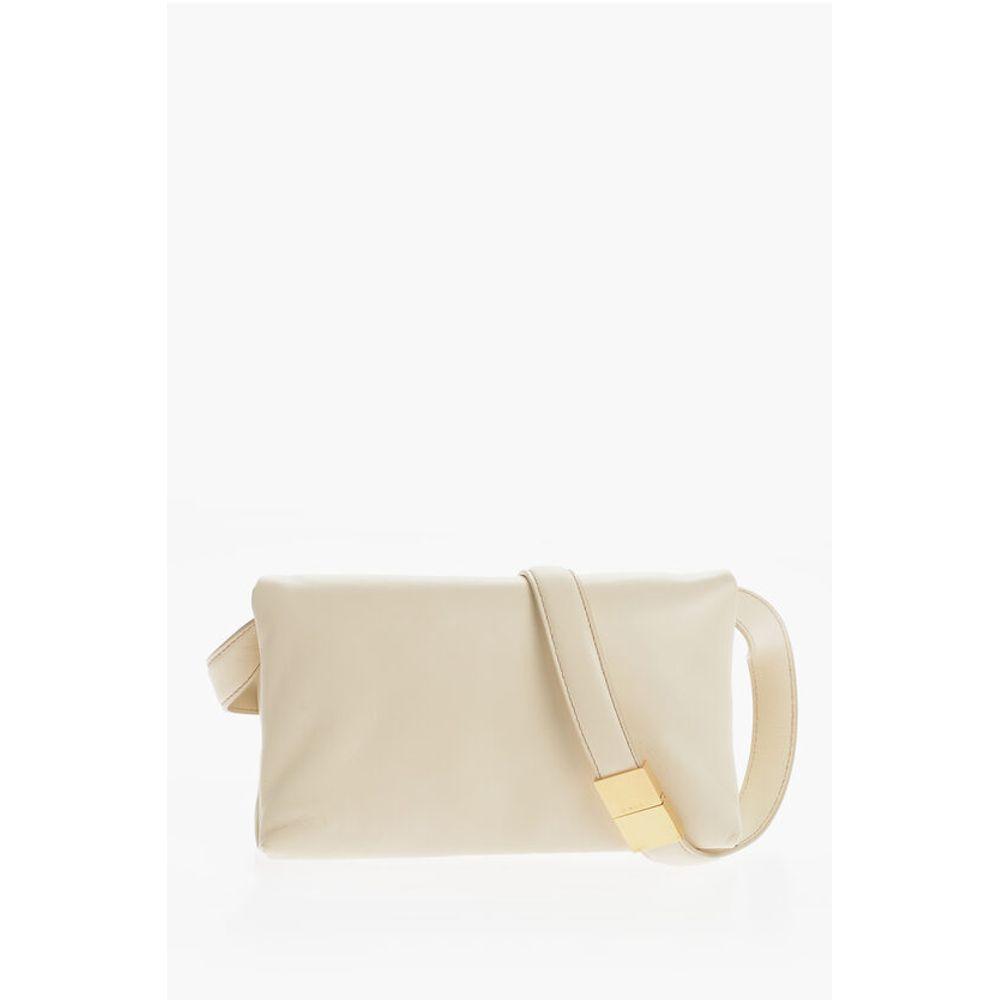 Marni Leather Crossbody Bag with Golden Women's Details