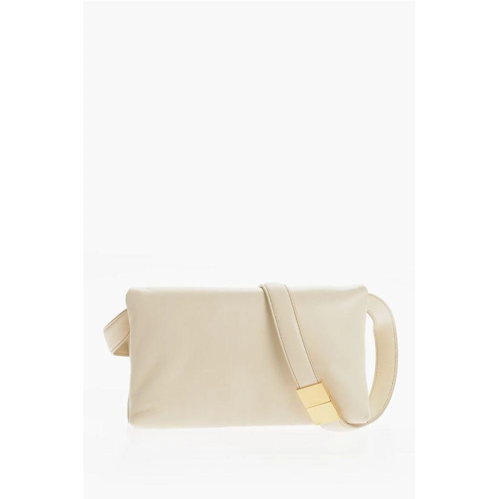 Marni Leather Crossbody Bag with Golden Women's Details 1