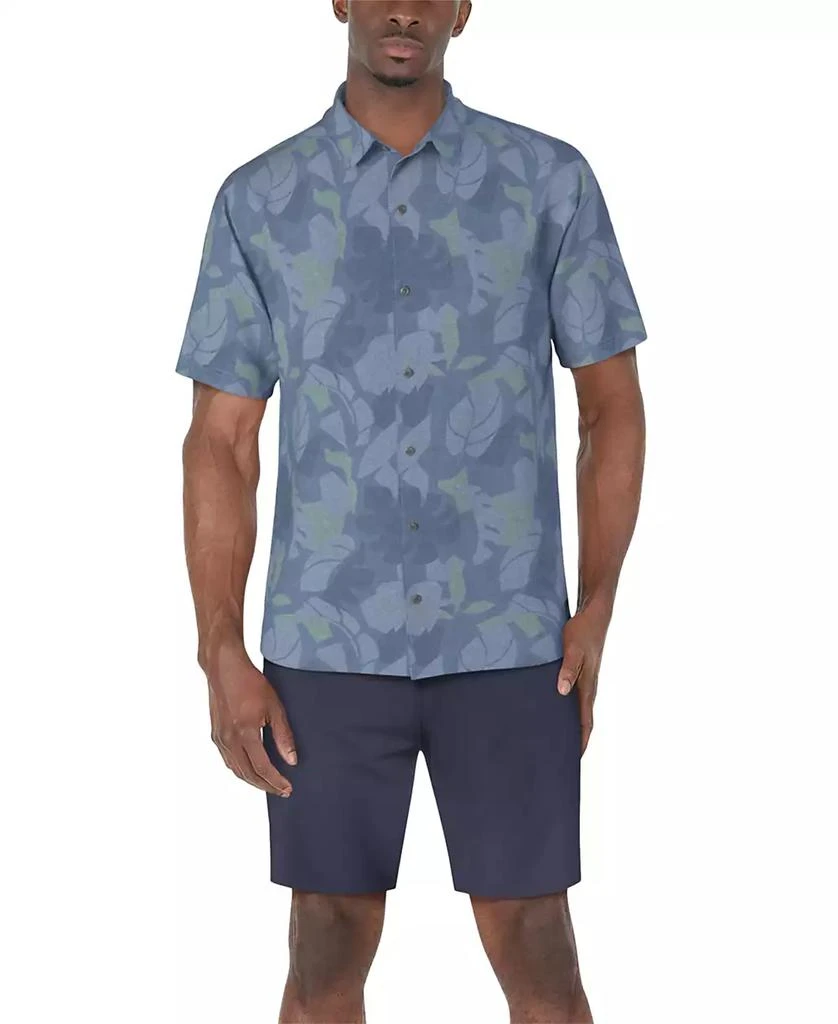 PGA TOUR Men's Tropical Woven Button-Down Shirt 3