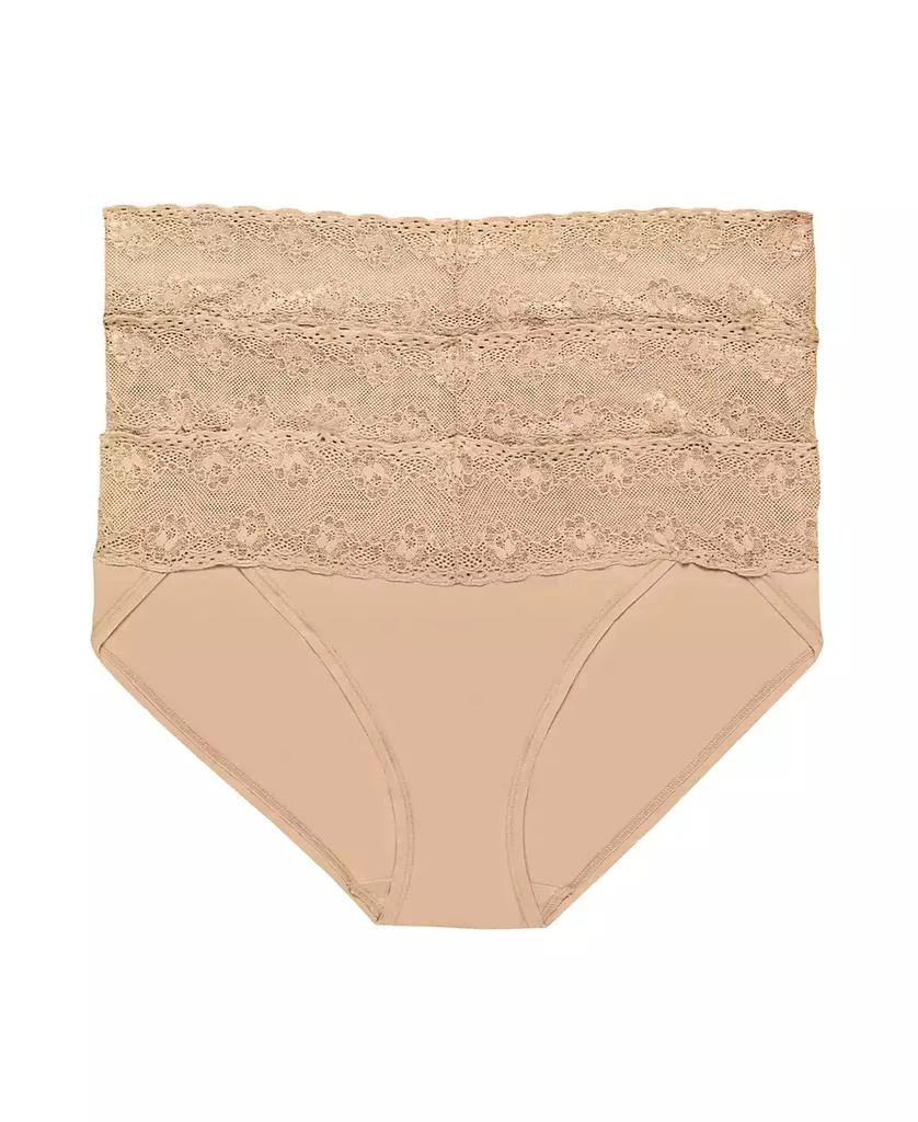 Natori Women's Bliss Perfection One Size V-Kini 3-Pack Panty 756092MP 1