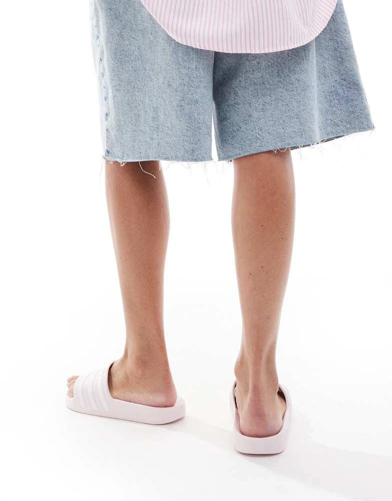 Adidas adidas training adilette sliders in pink 2