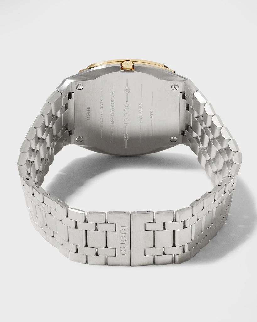 Gucci 25H 34mm Two-Tone Bracelet Watch 4