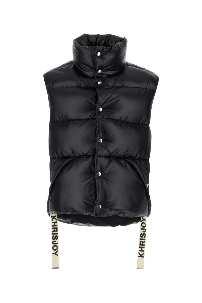 Khrisjoy Black nylon sleeveless Puff Shiny down jacket