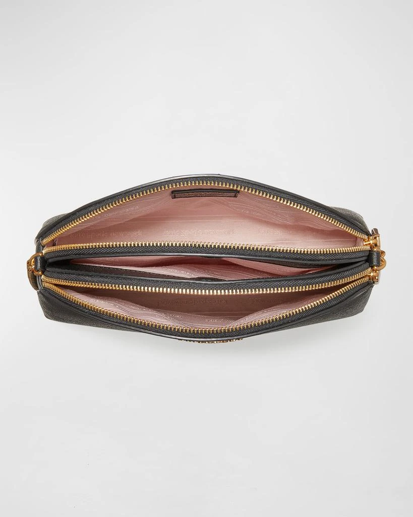 Kate Spade double zip leather crossbody bag 4