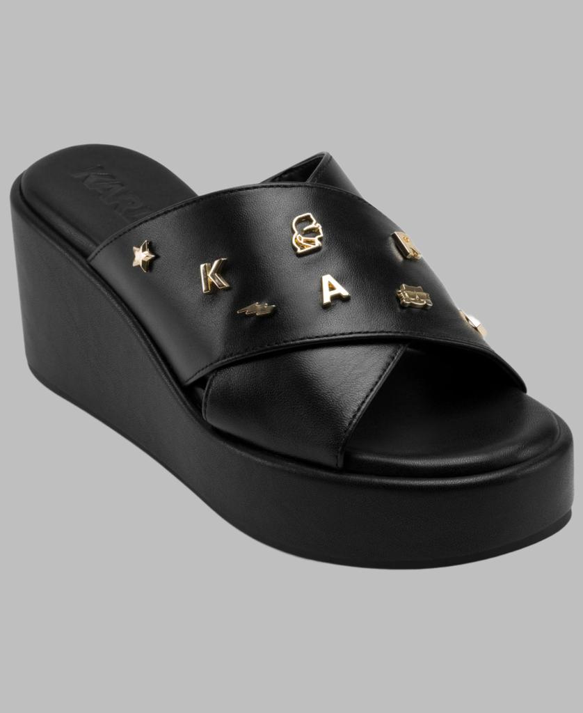 Karl Lagerfeld Paris CALEIGH X BAND WEDGE