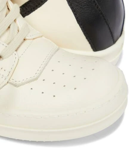 Rick Owens Kids Geobasket leather high-top sneakers 5