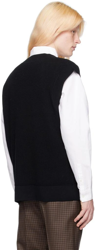 Fred Perry Black V-Neck Vest 3
