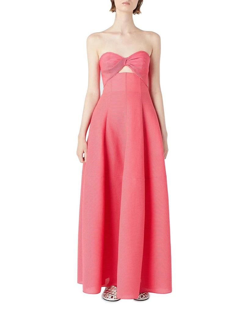 Emporio Armani Strapless Cutout Maxi Dress 1