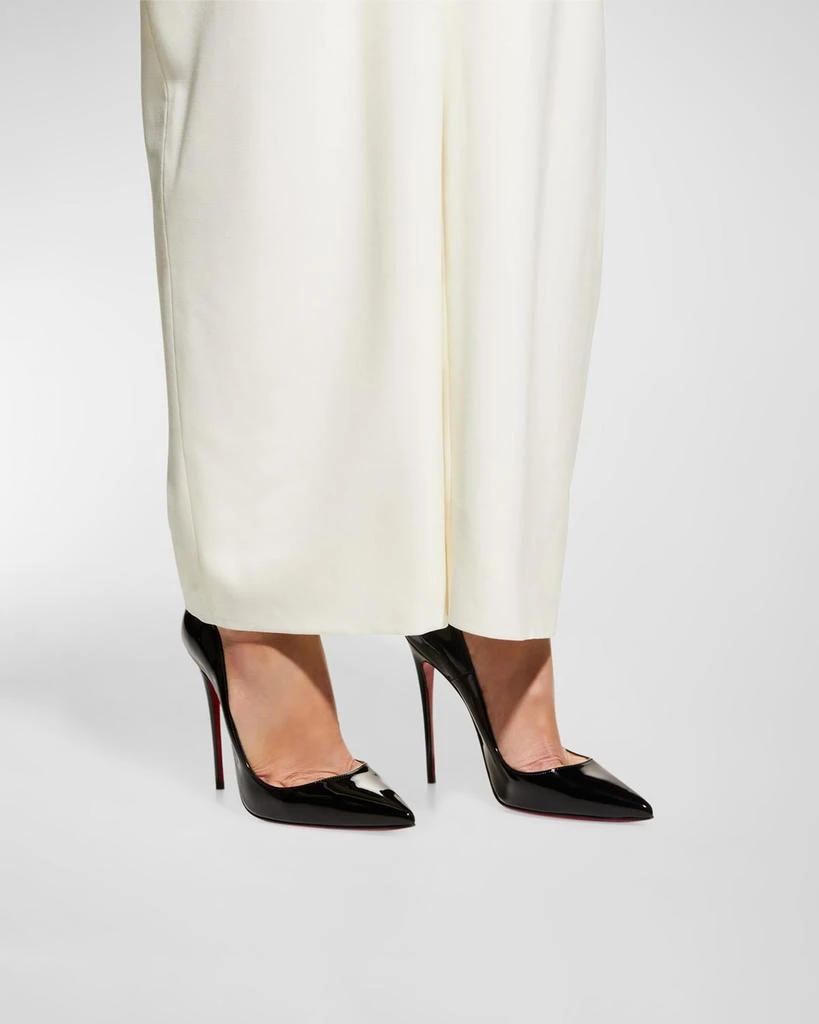 Christian Louboutin So Kate Patent Pointed-Toe Red Sole Pump 2