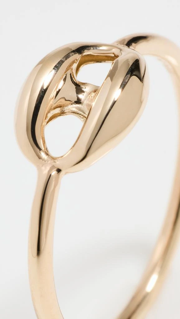 Zoe Chicco 14k Gold Single Large Puffed Mariner Link Ring 5