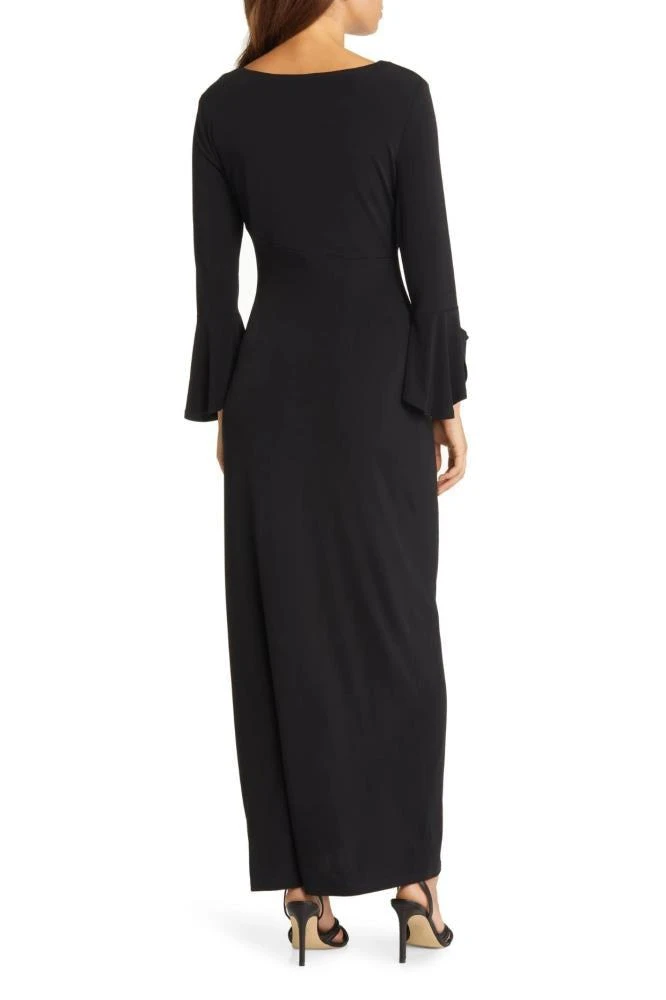 TRUEDAMES Bell Sleeve Gathered Waist Gown 2