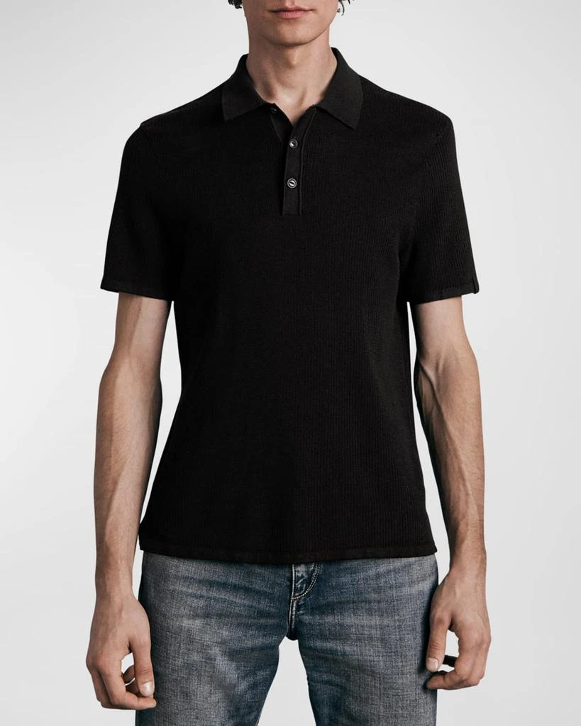 Rag & Bone Men's Harvey Knit Polo Shirt 1