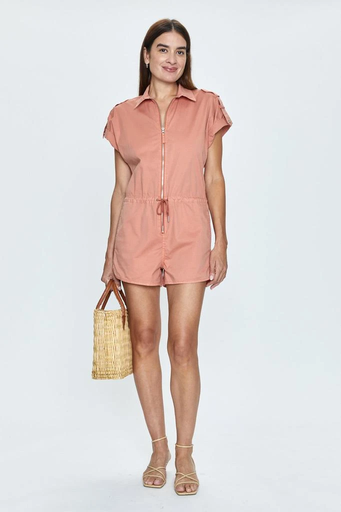 Pistola Denim Meg Romper - Turmeric 2