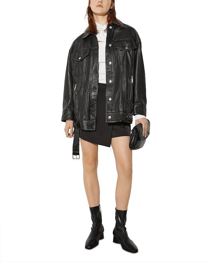 MAX&Co Begonia Leather Jacket