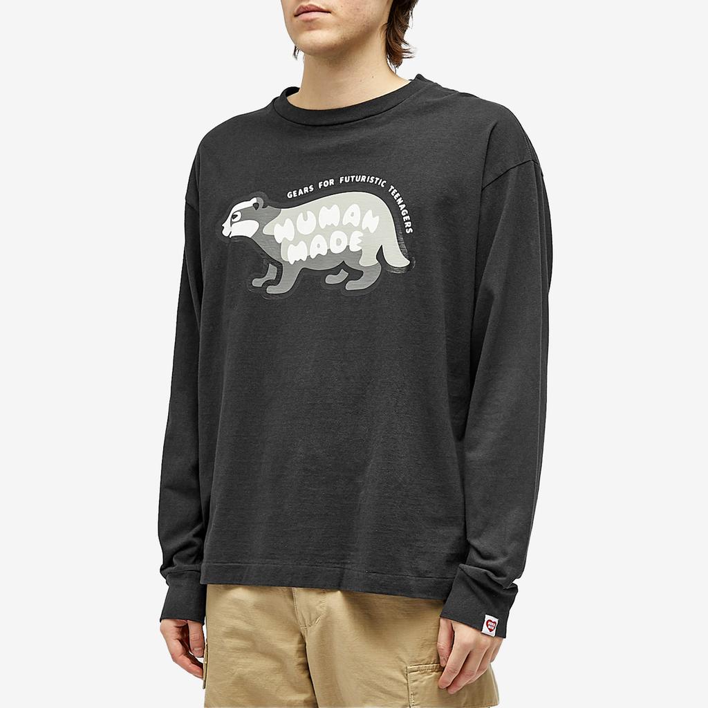 Human Made Human Made Long Sleeve Badger T-Shirt