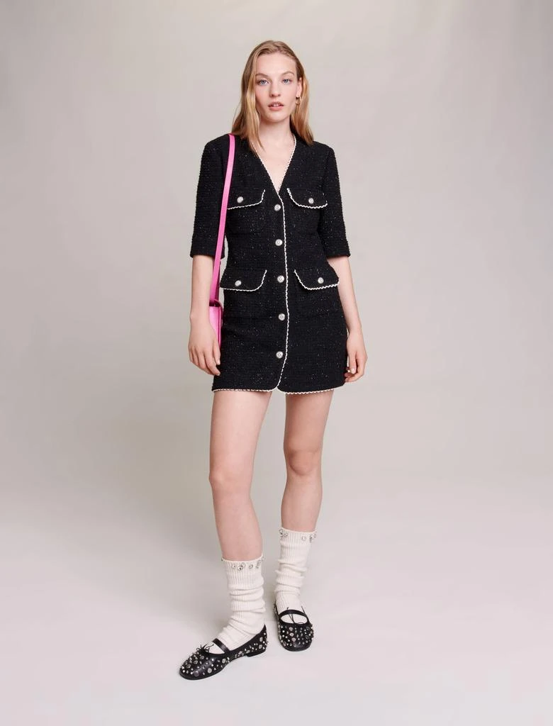 Maje Maje Woman
s cotton Short tweed dress for Fall/Winter 1