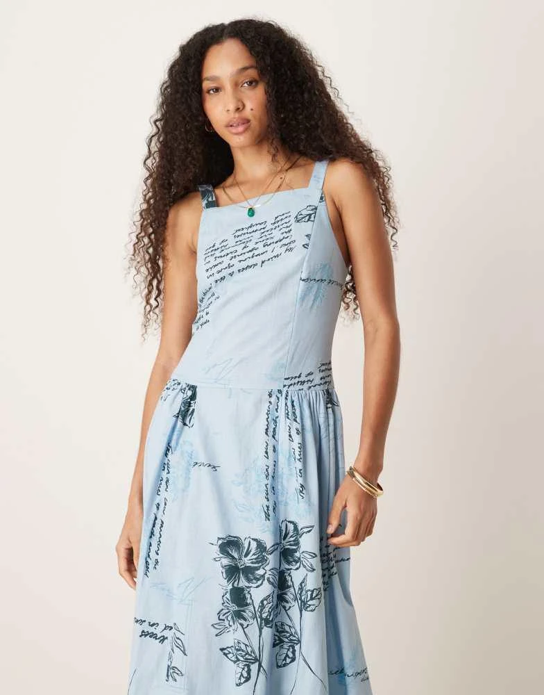 ASOS DESIGN square neck dropped waist midi dress in blue floral On Sale Now with Up to 17% Off | Discover Exclusive Deals & Savings at BeyondStyle Authentic ASOS Home|Women|Dresses ASOS DESIGN square neck dropped waist midi dress in blue floral On Sale Now with Up to 17% Off | Discover Exclusive Deals & Savings at BeyondStyle Authentic ASOS Home|Women|Dresses