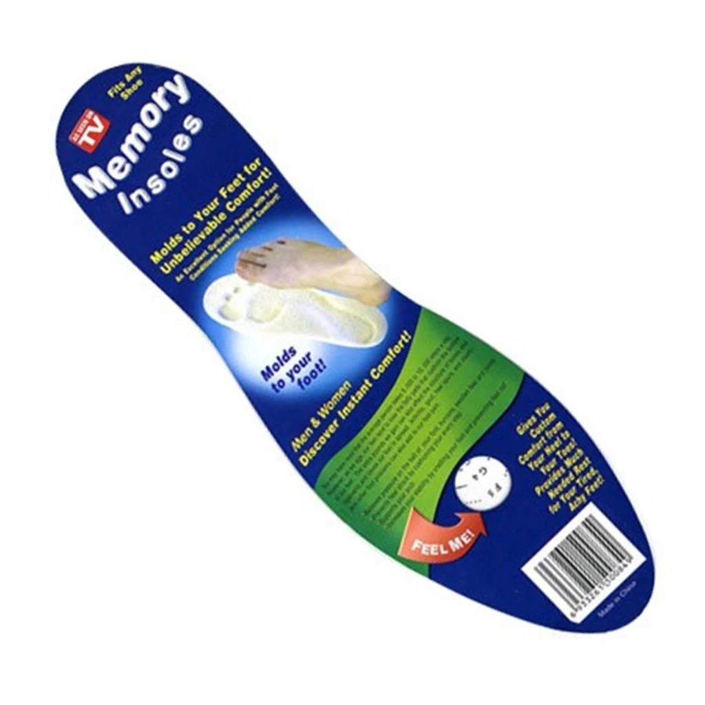 Makeover Makeup Memory Foam Insoles White