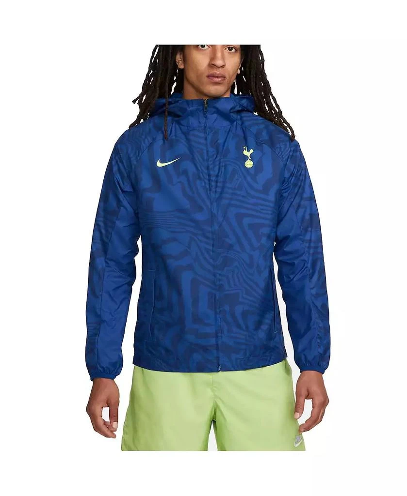 NIKE Men's Blue Tottenham Hotspur AWF Performance Raglan Full-Zip Jacket 1