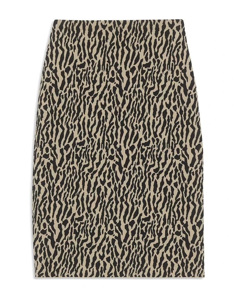 Theory Bristol Animal Print Pencil Skirt 6